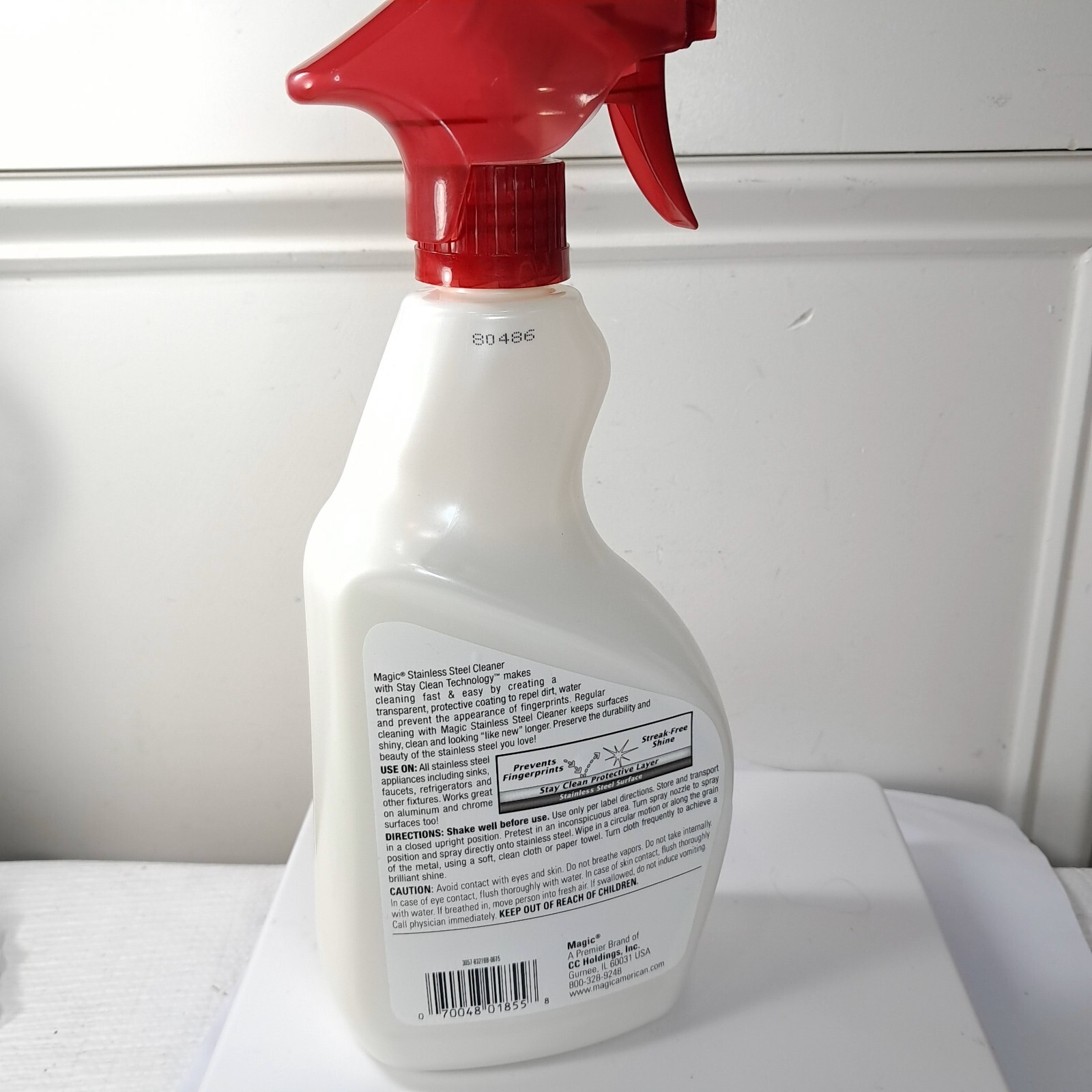 Magic Stainless Steel Cleaner Spray 24oz non aerosol appliance fridge stove READ