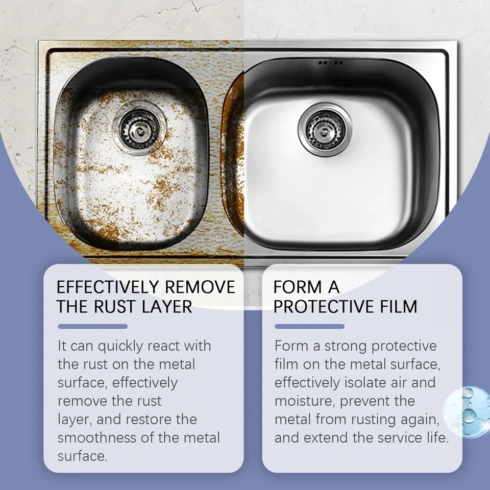 Industrial ﻿Highly Concentrated Rust Remover 120ml For Steel & Iron HOT 2026