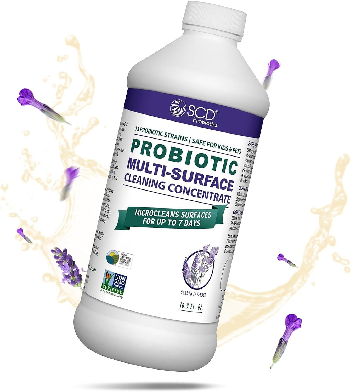 Probiotic Multi-Surface Cleaning Concentrate w/Lavender Essential Oil
