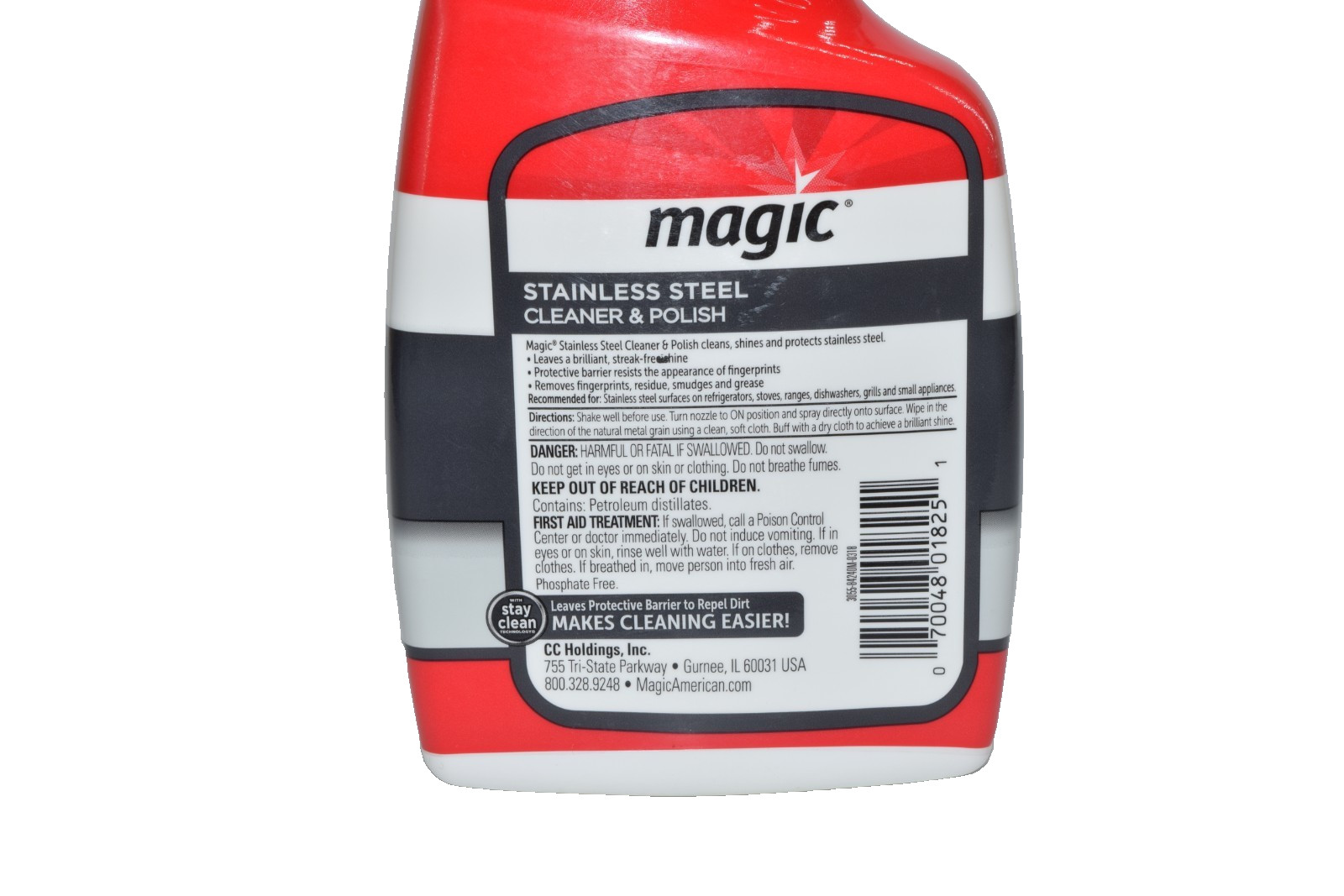 Magic Stainless Steel Cleaner & Polish Trigger Spray Streak-Free Removes Protect
