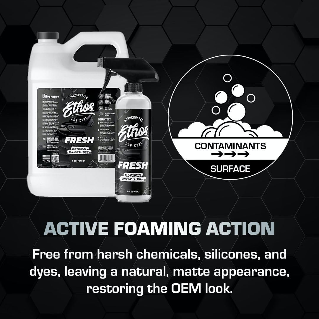 Ethos FRESH – All Purpose Interior Cleaner Car Detailing Kit, Detailing Spray –