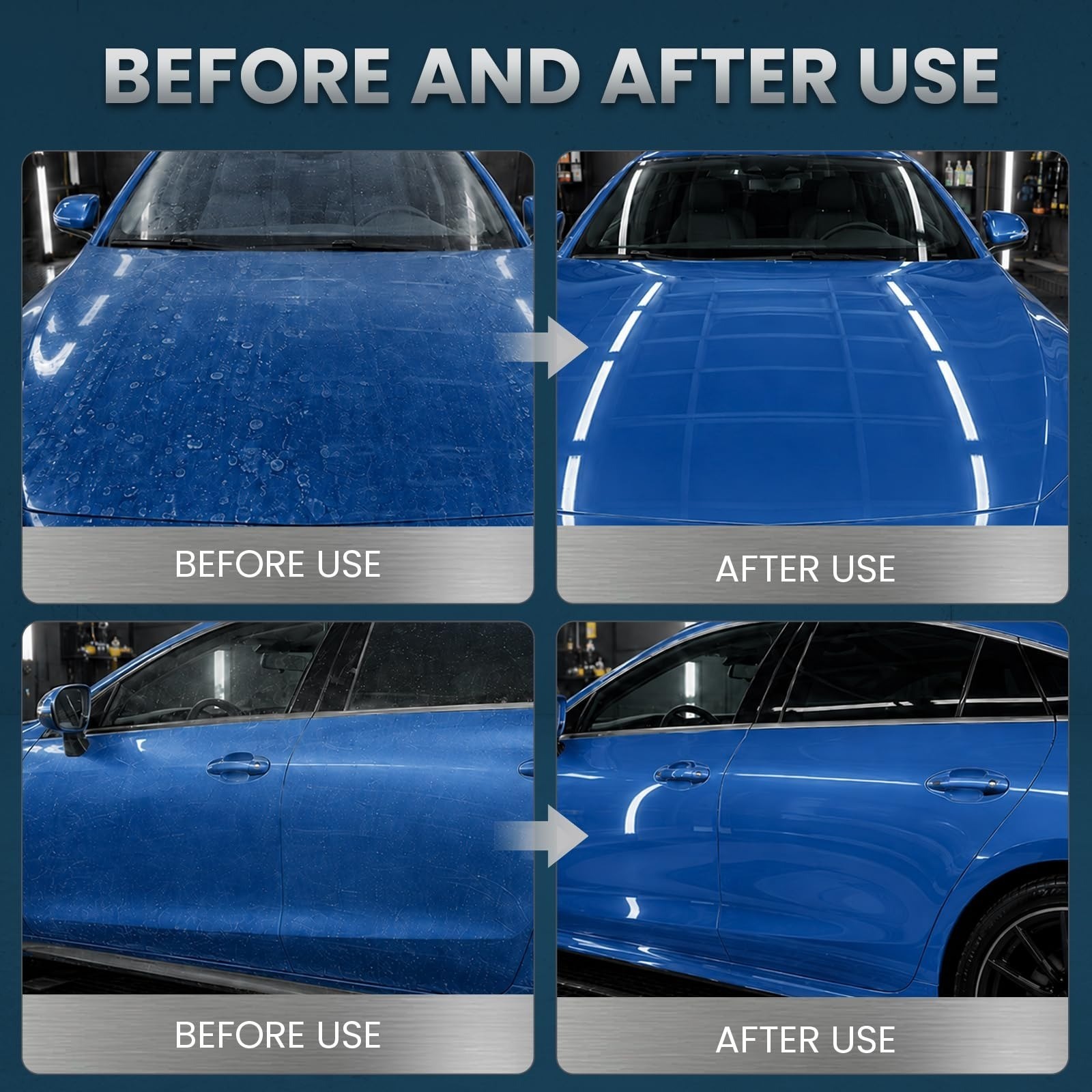 ROXAI Car Coating Spray 17.6 oz Hydrophobic Ceramic Wax for Paint Protection