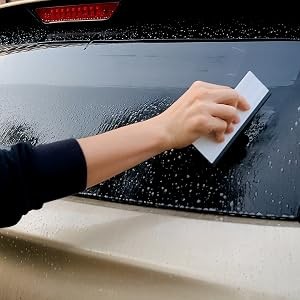 6 Inch Rubber Squeegee for Kitchens, Glass, Shower and Car Windows, Pack of 3