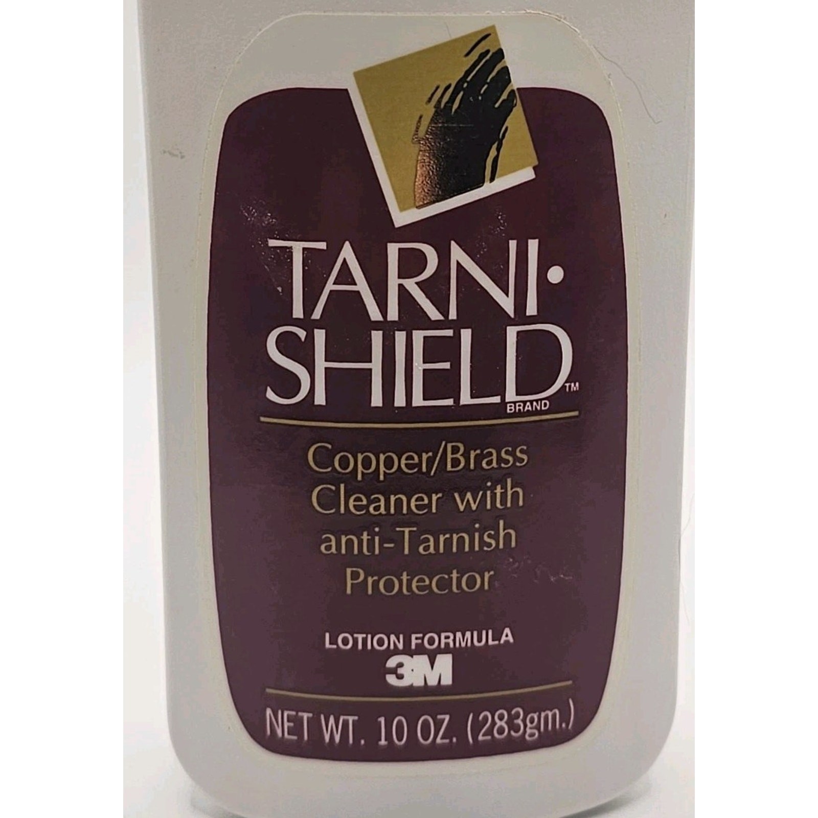 3M Tarni-Shield Copper & Brass Cleaner 10oz 90% Full Discontinued 1988 USED