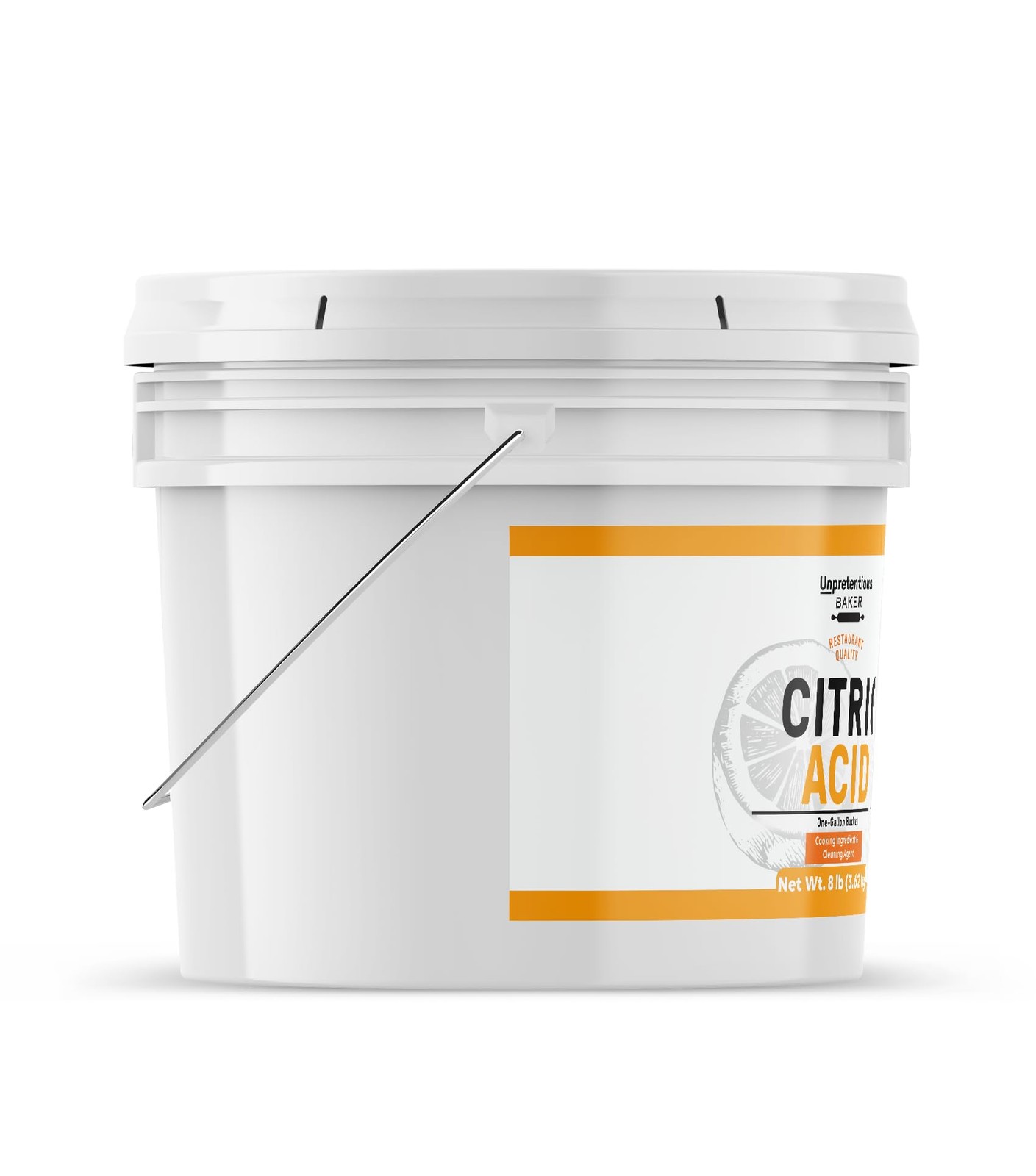 Citric Acid, 1 Gallon, Cooking & Cleaning, Natural & Food Safe, Free