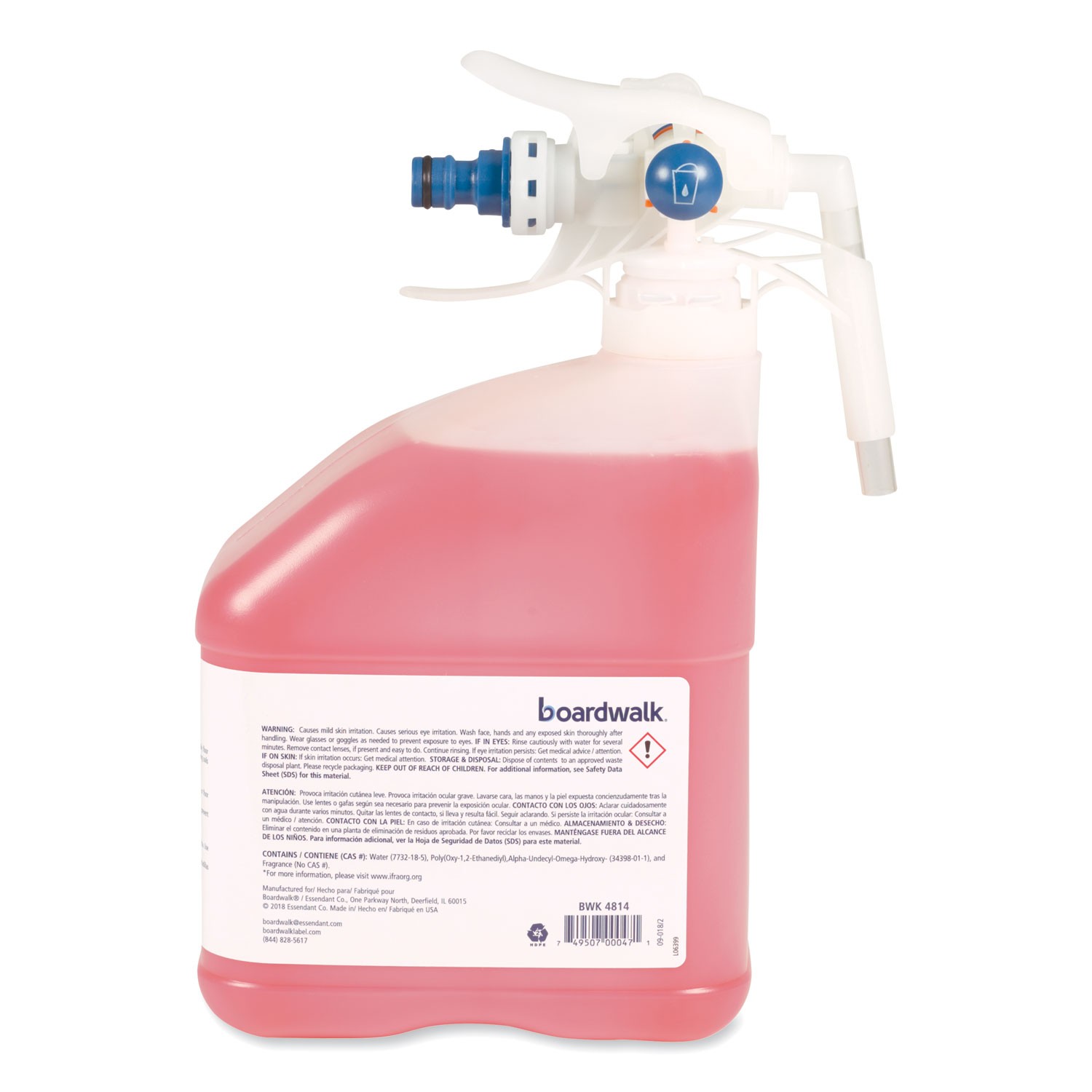 Boardwalk® PDC Neutral Floor Cleaner, Tangy Fruit Scent, 3 Liter Bottle