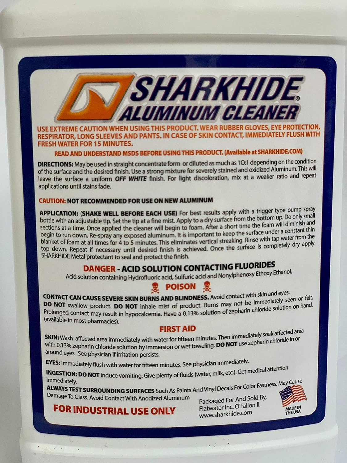 Aluminum Cleaner & Restorer | Safe Boat Metal & Hull Cleaner | 32 Oz