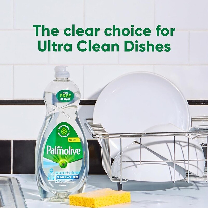 Ultra Dishwashing Liquid Dish Soap, Pure + Clear
