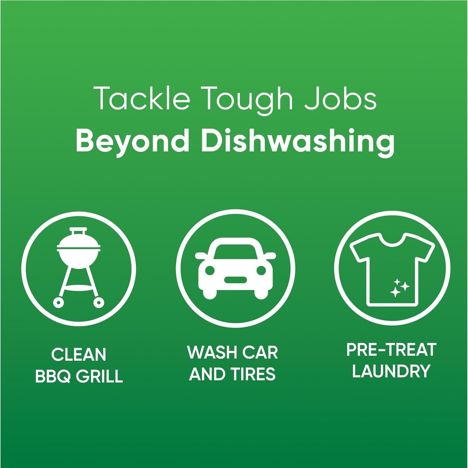 Oxy Power Degreaser Dishwashing Liquid – Tough Stains & Grease, 32.5 Fl Oz (4)