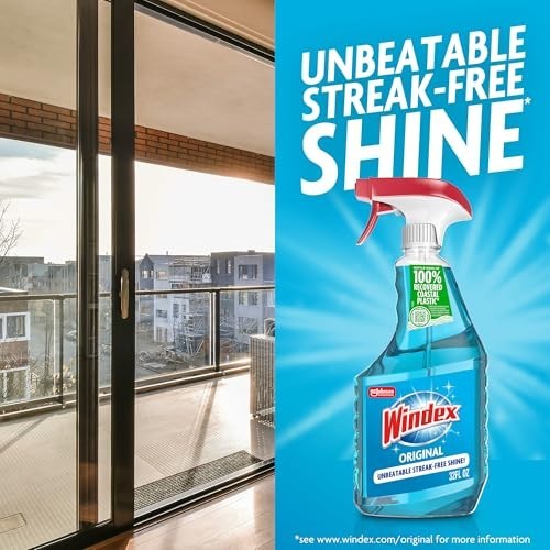 Glass and Window Cleaner 23 oz Pack of 6 Ammonia Free Streak Free Spray
