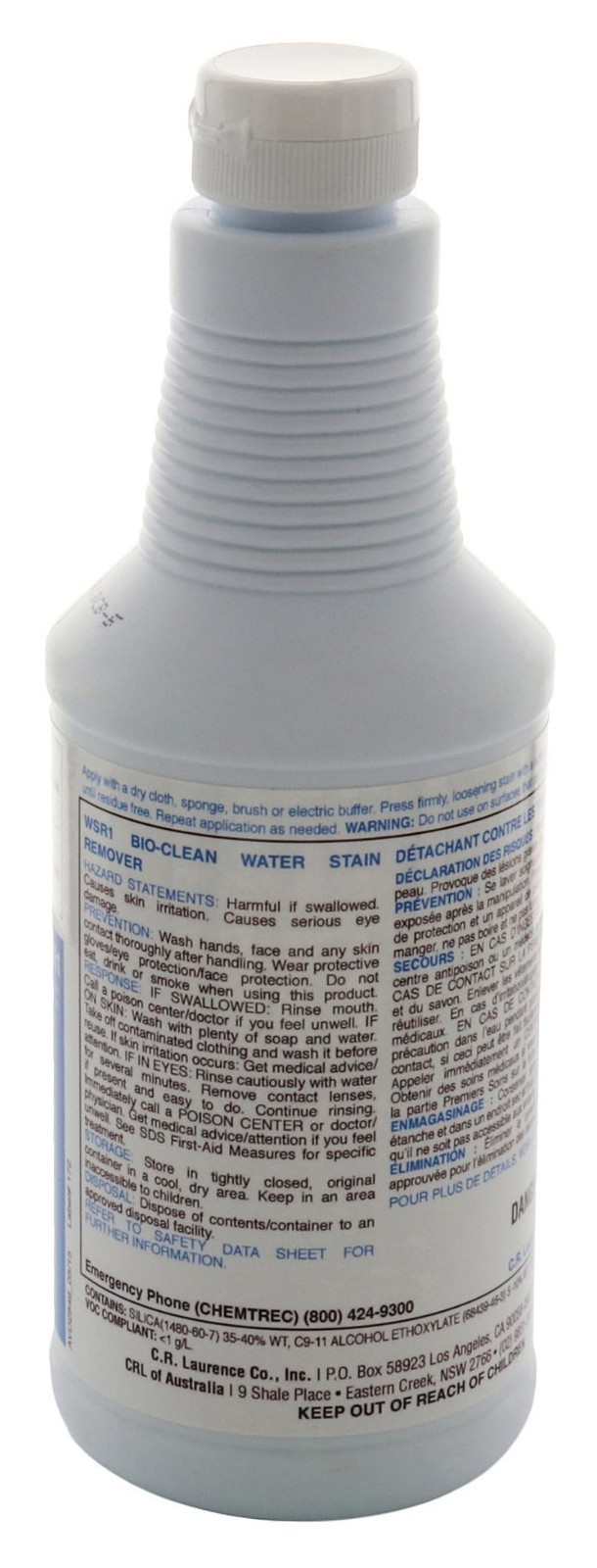 Water Stain Remover – 16 oz Bottle, Powerful Bio-Clean Solution for Glass & Surf