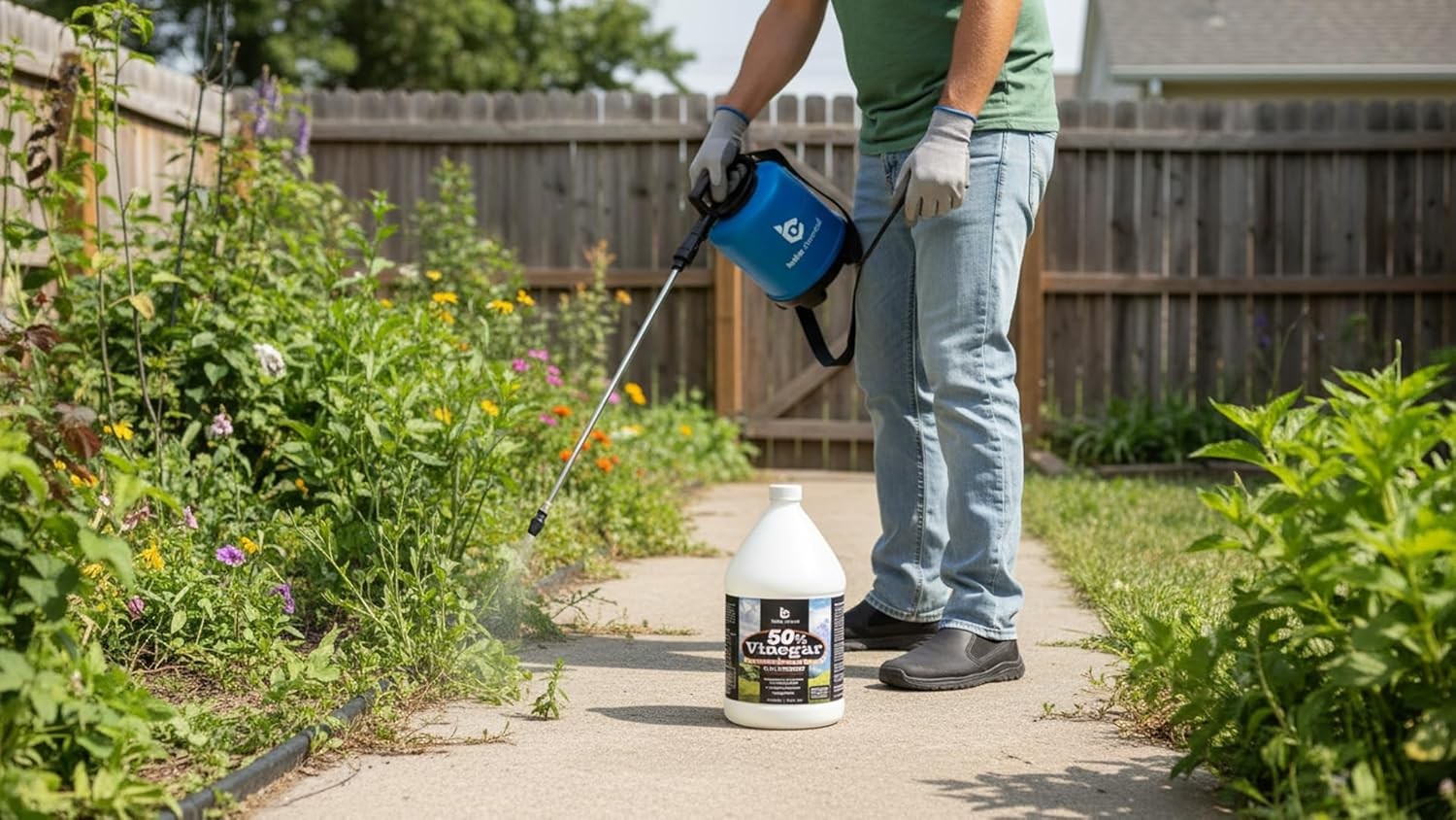 50% Pure Concentrated Vinegar for Cleaning Household and Outdoor Use
