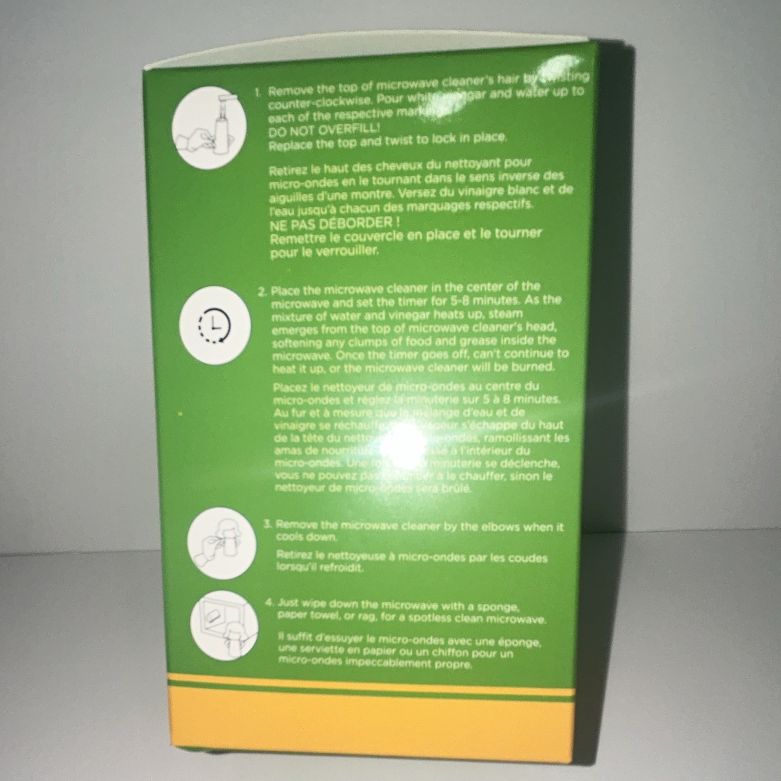 Microwave Steam Cleaner Tool, Microwave Safe, Unscented, 1 Pack