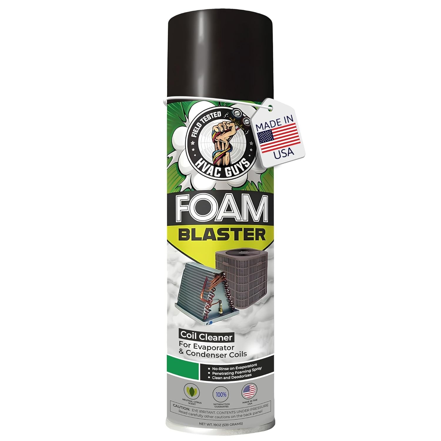 HVAC Coil Cleaner Foam Spray AC Coil Cleaning Foam Blaster Coil Cleaning Spray