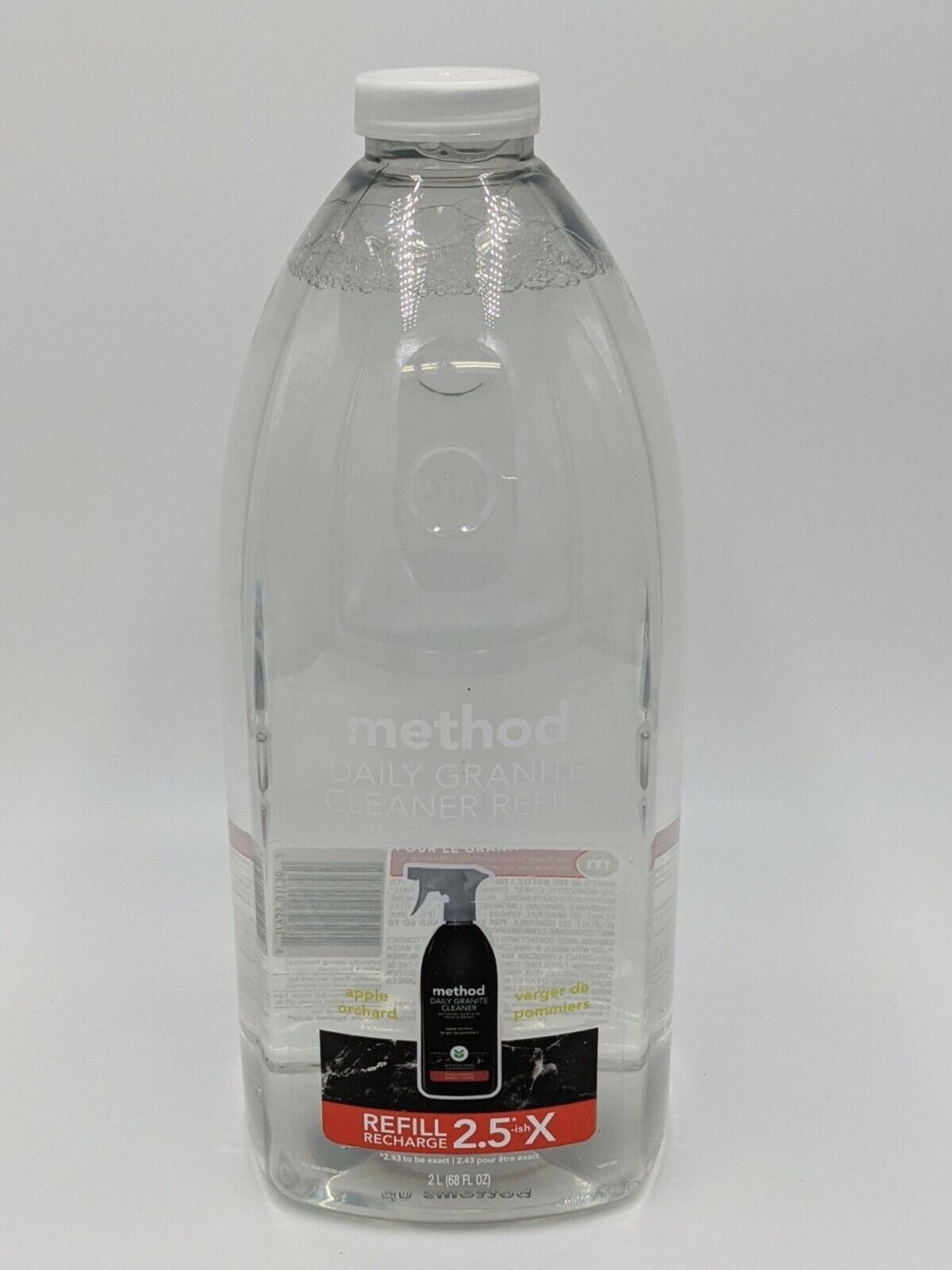 Method Daily Granite Cleaner Refill 68 FL Oz Apple Orchard SEALED