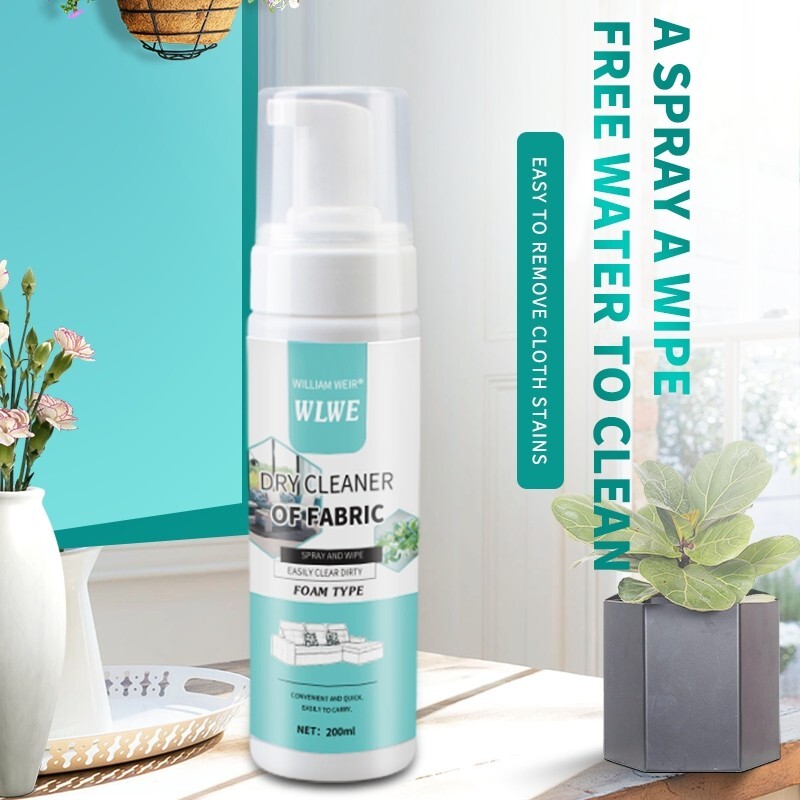 Fabric cleaner and upholstery stain remover for deep cleaning of carpets, sofas