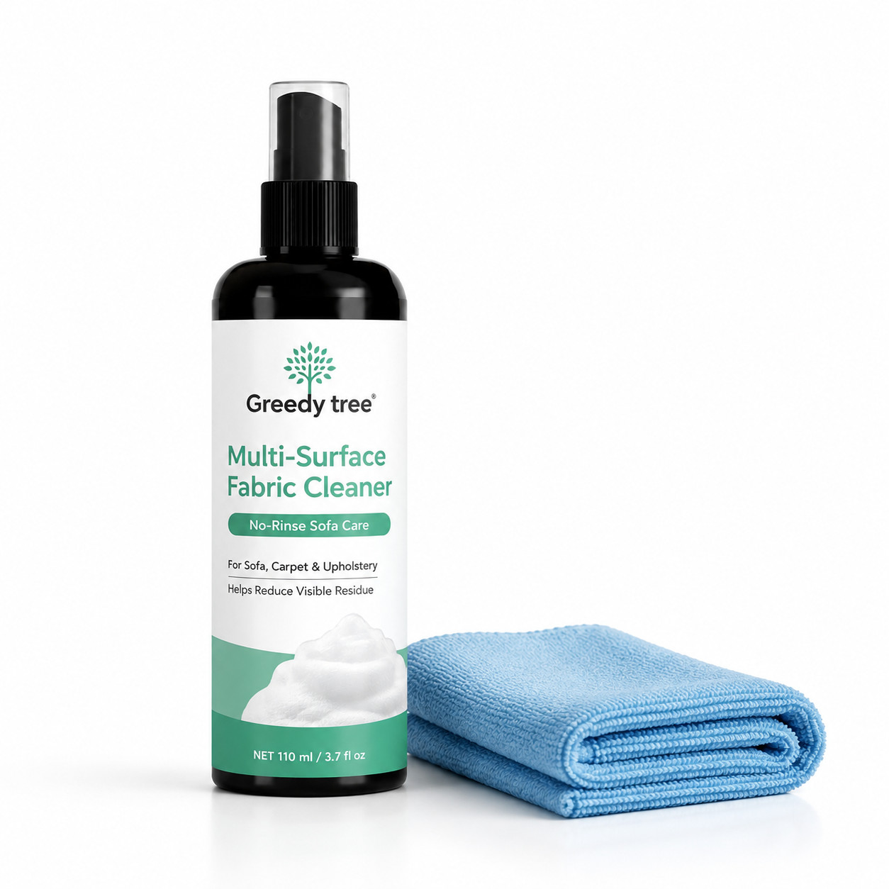 110ML Home Dry Cleaner, Waterless, for Sofa Mattress Clothes Curtain Carpet