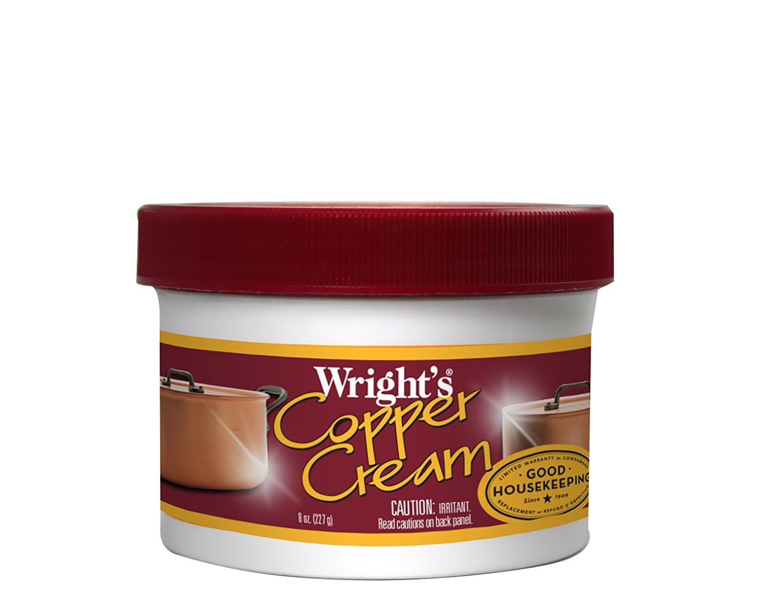 Copper, Brass Cream Cleaner – 8 Ounce – Gently Cleans and Removes Tarnish withou