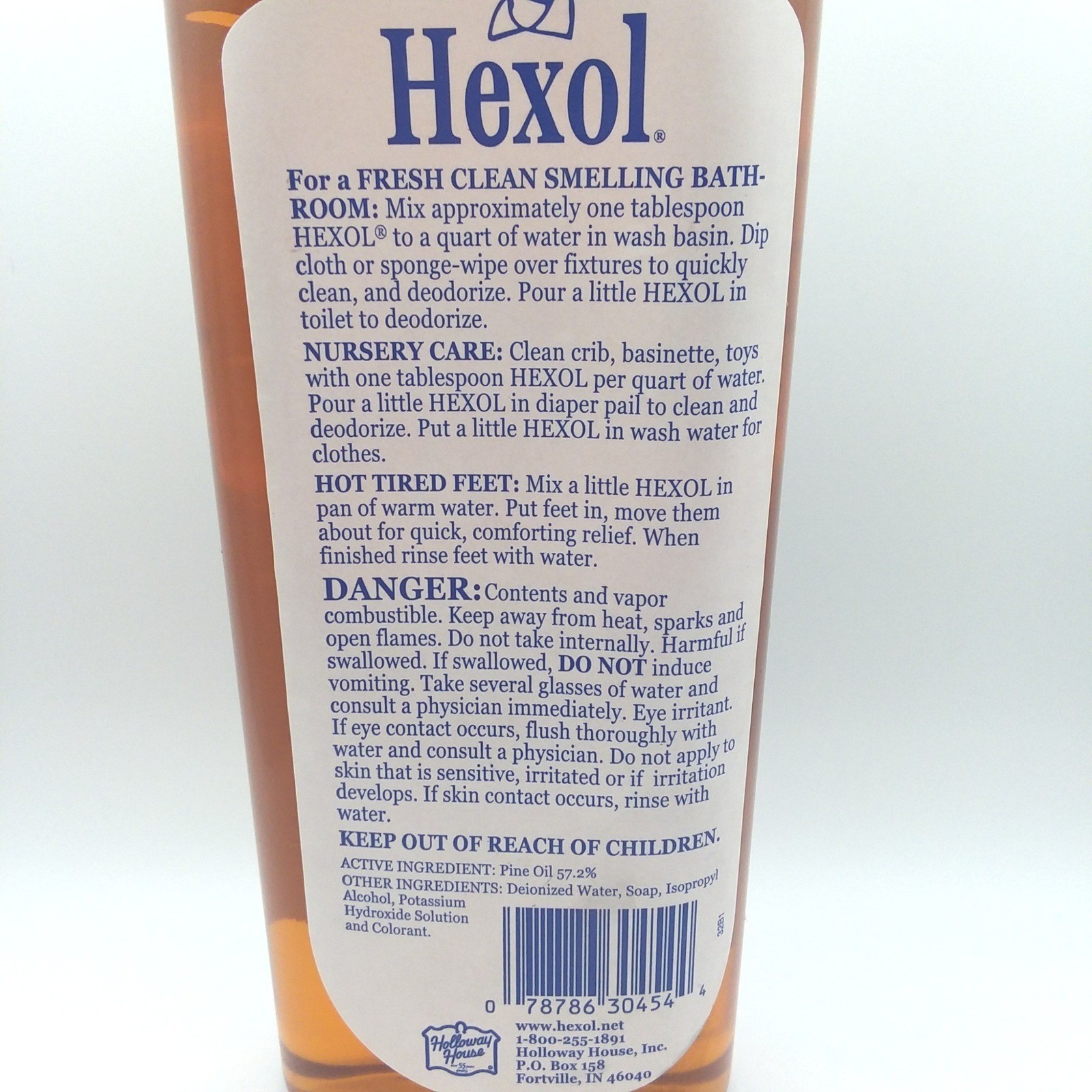 Hexol Professional Quality Concentrated Household Cleaner Deodorant 16 fl oz