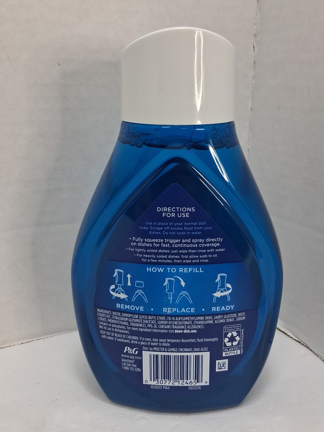 3 PACK Dawn Powerwash Gain Original Scent Spray Refills, 21.5 oz Gain Scent NEW