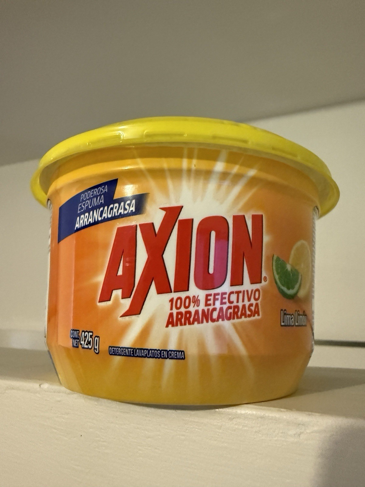AXION DISH WASHING PASTE 425G LEMON LIME AXION LAVAPLATOS EN CREMA LIMA LIMON