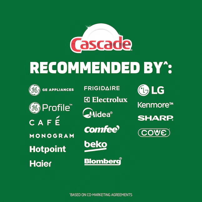 Cascade Complete with Dawn Dishwasher Gel Detergent Soap Fresh Scent – 75 oz