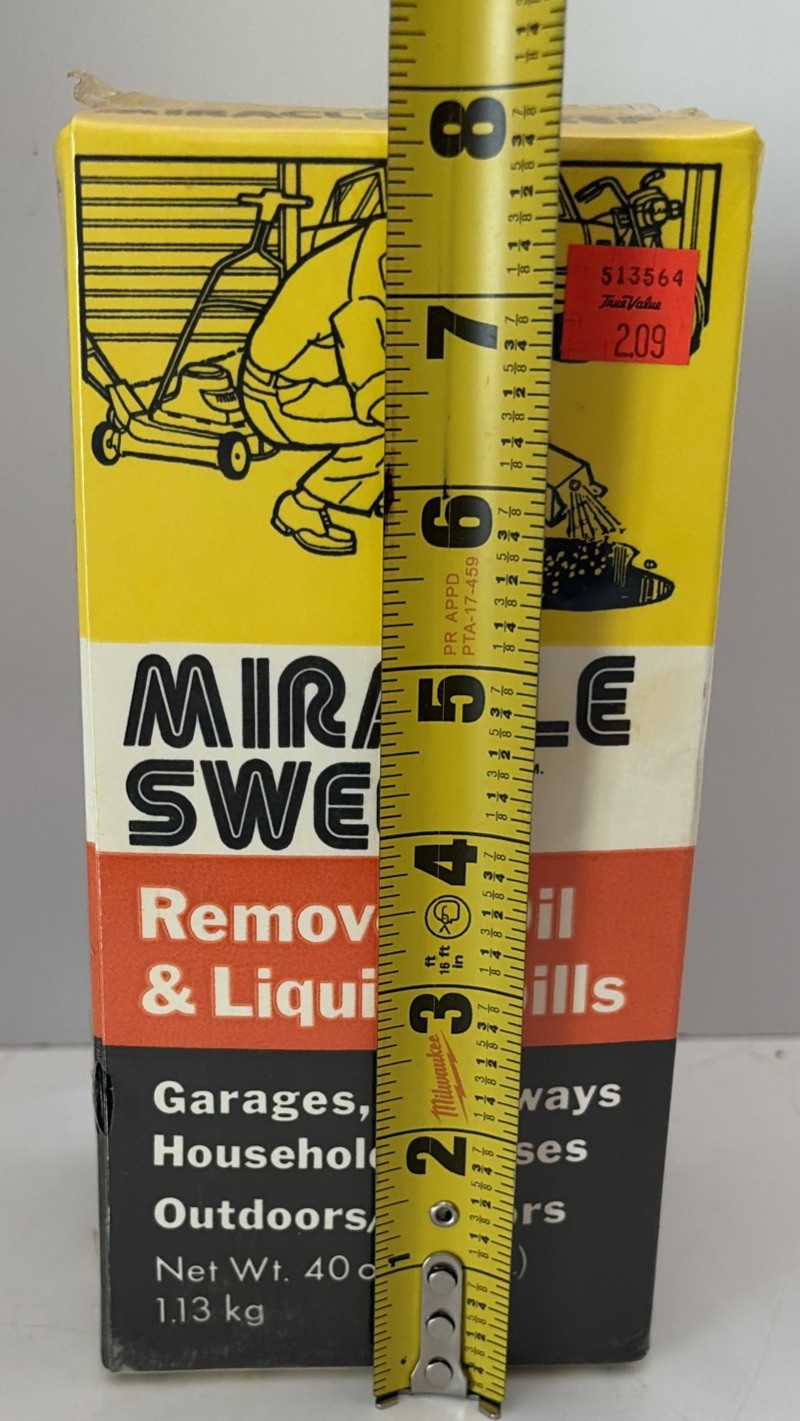 Vintage Miracle Sweep Multipurpose Indoor And Outdoor Cleaner NEW
