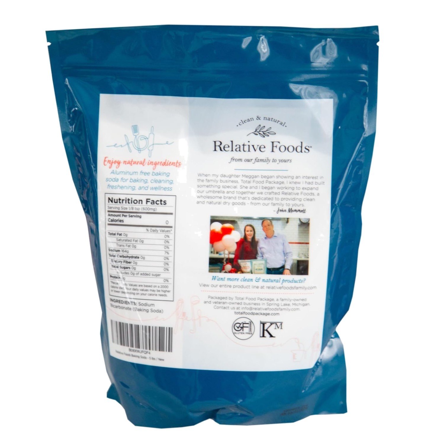 Gluten Free Baking Mix – 5 lbs Sodium Bicarbonate
