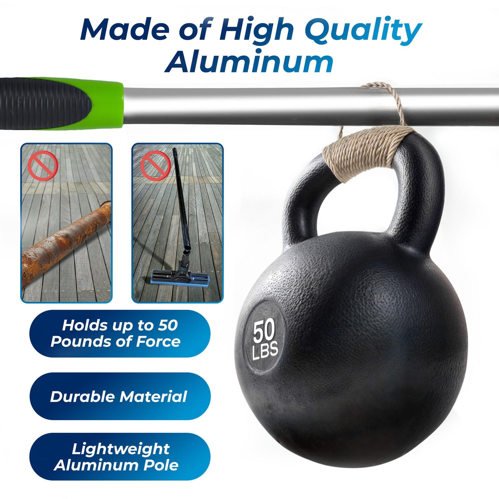 Professional Window Squeegee for Window Cleaning, 2 in 1 Rotatable Window Cle…
