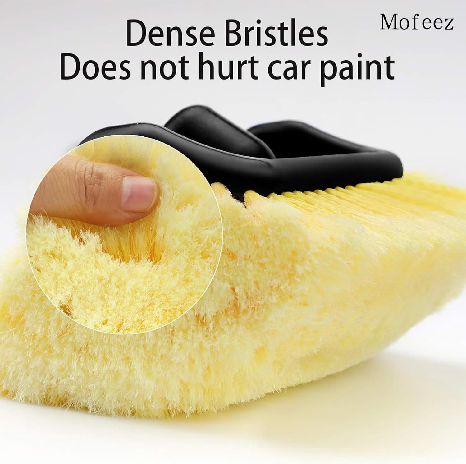 10″ Car Wash Brush with Soft Detailing Bristle, Flow-Thru Dip Brush for Car B…