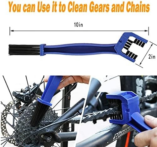 10pcs Bike Cleaning Kit, Bicycle Clean Brush Tool Including Chain Cleaner for…