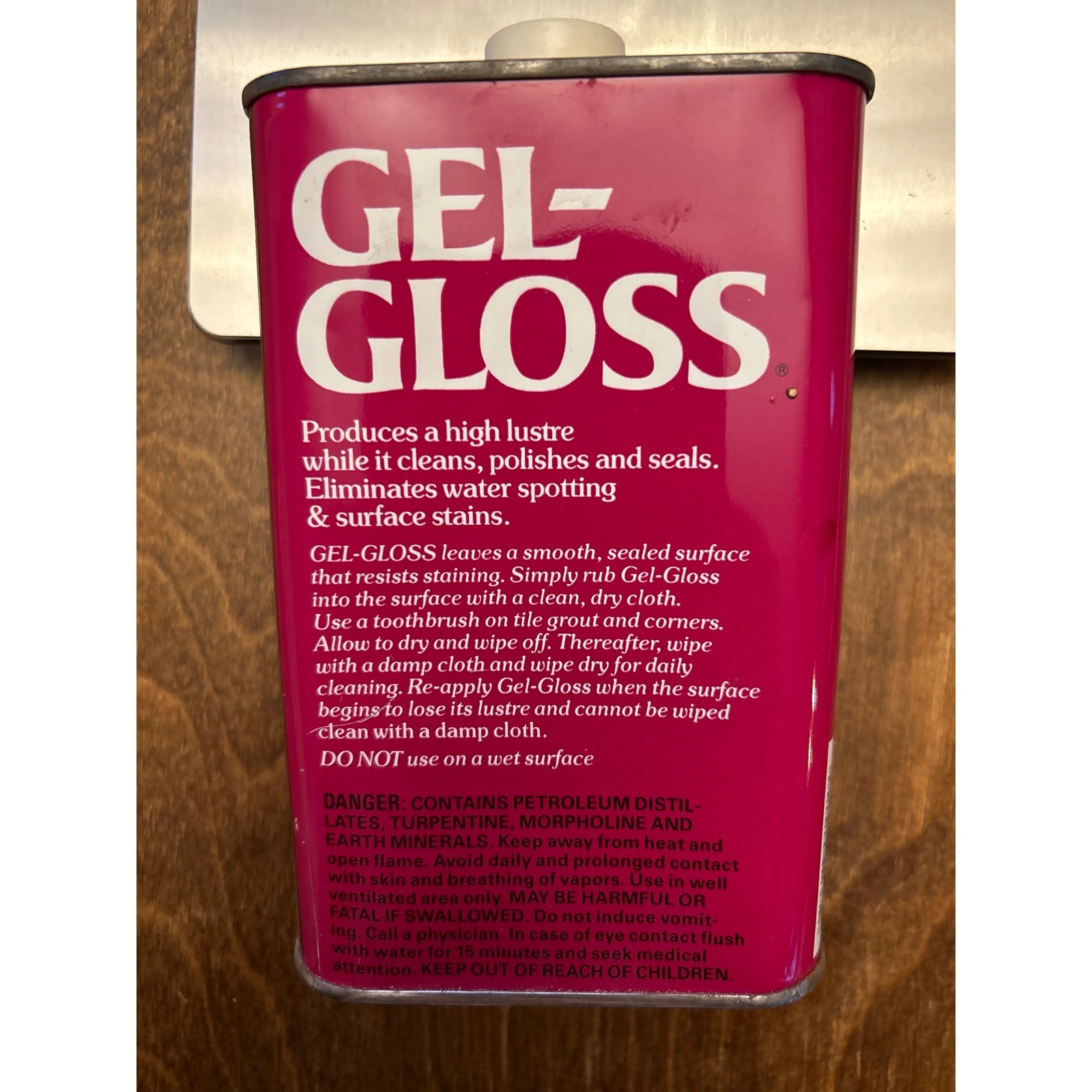 Gel-Gloss Fiberglass Acrylic Marble Cleaner & Polish 16oz orig formula FULL