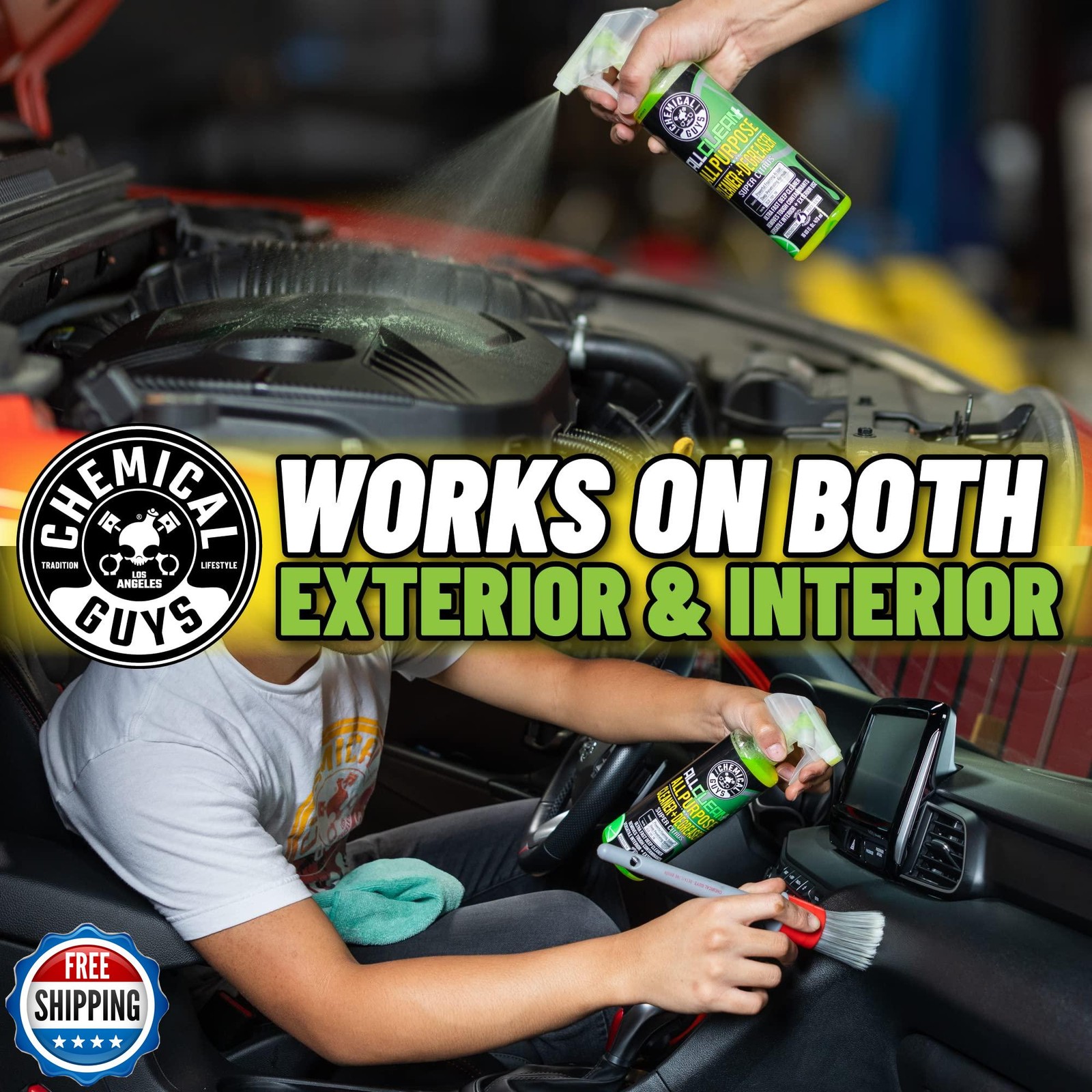Chemical Guys CLD_101_16 All Clean+ Citrus Based All Purpose Supe