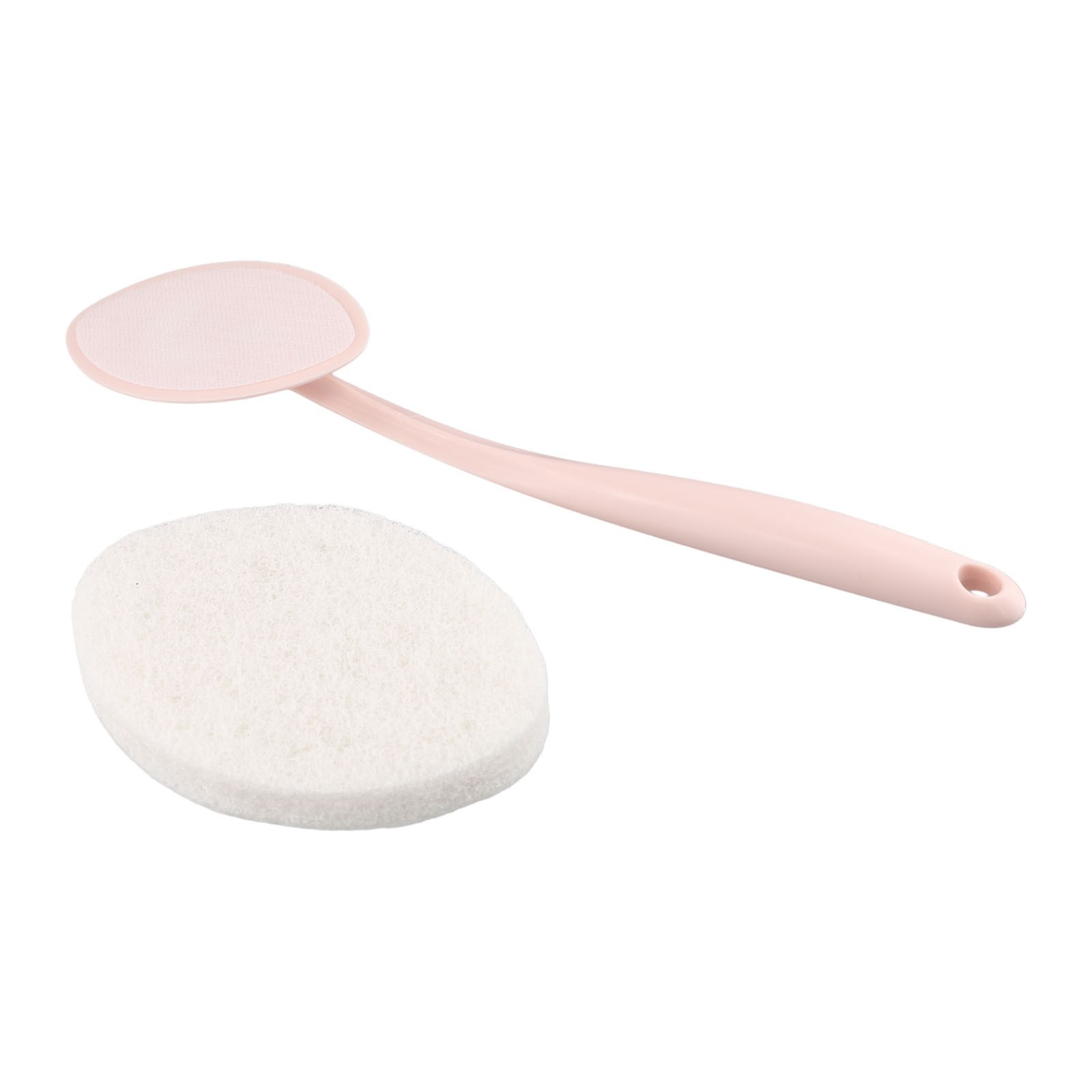 Gentle yet Effective Long Handle Sponge Scrubber for Delicate Surfaces