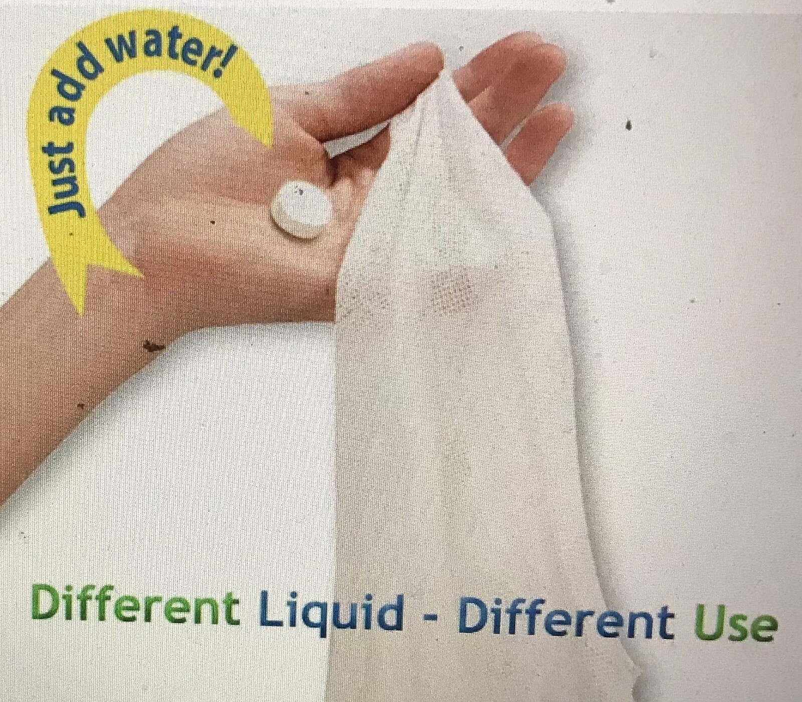 450pk Magic Towel Compressed Tissue Rayon Expandable Wipes. Just add water. New