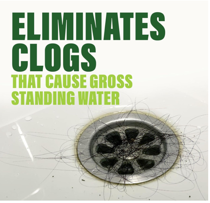 Green Gobbler Drain Clog Remover 5-in-1 Hair Dissolver Shower Sink Septic Safe