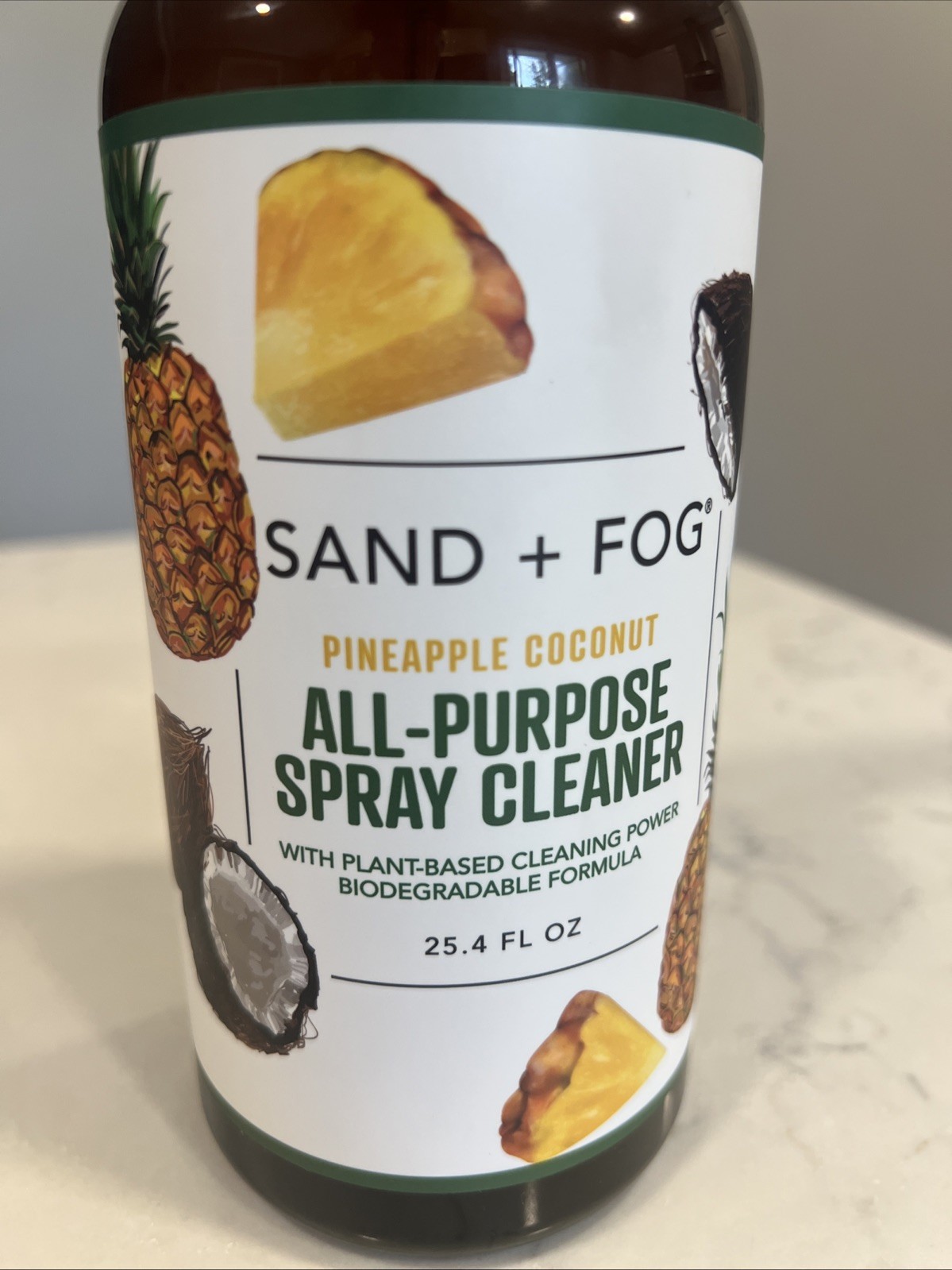 SAND + FOG™ Plant-Based Kitchen REFRESHER & CLEANER 25.4 Fl Oz Pineapple Coconut