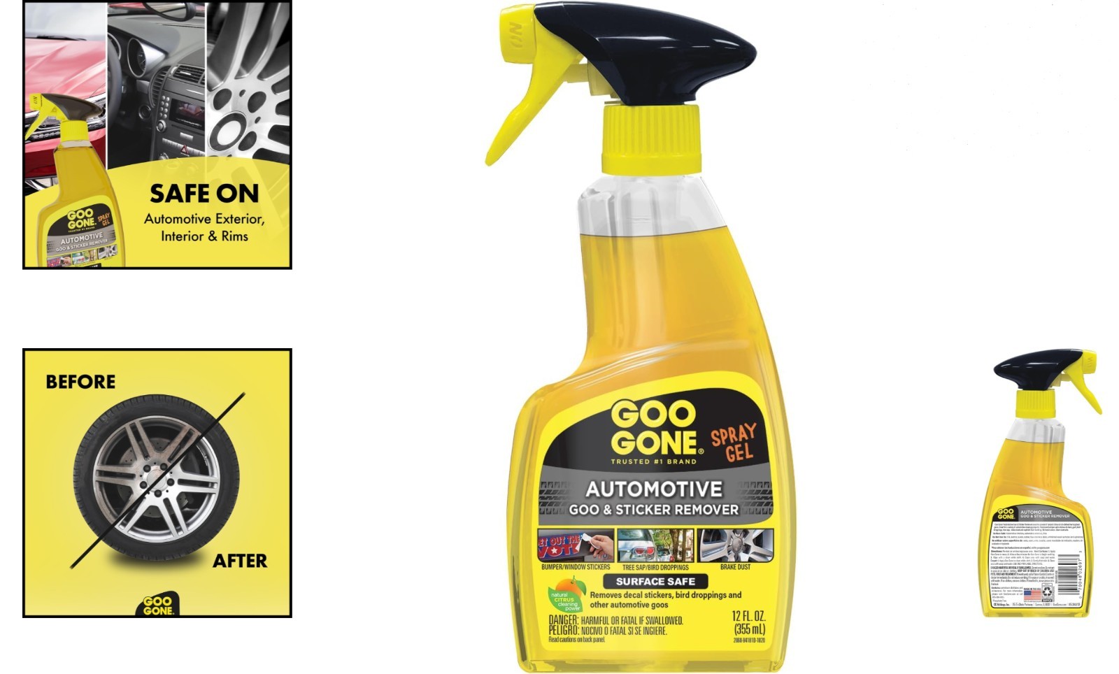 Automotive Spray Gel – 12 Fl. Oz. for Ultimate Interior & Exterior Care