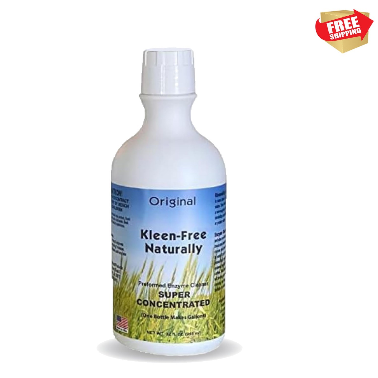Naturally Enzyme Cleaner, Scent, 32oz – Concentrated, Multi-Purpose, Clean, …