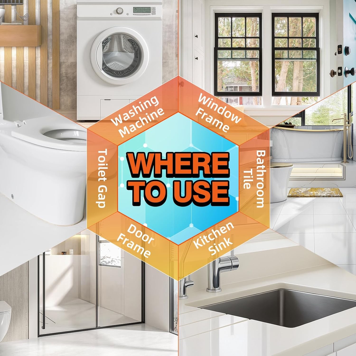 Home Remover Gel Deep Cleaning Cleaner Gel Washing Machine Bathroom Kitchen Tile