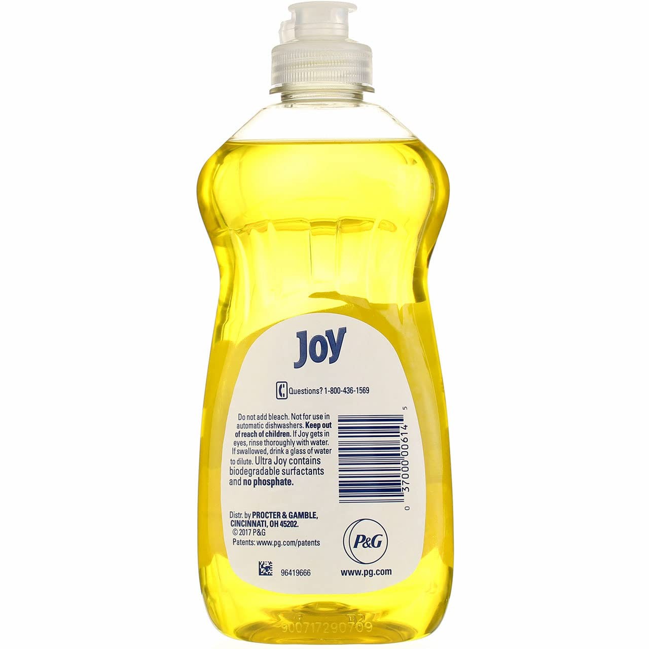 Lemon Scented Dishwashing Liquid 12.60 oz – Pack of 8 for Effective Cleaning