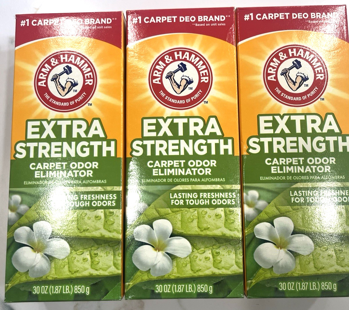 Arm & Hammer Carpet Odor Eliminator Extra Strength Oxi Clean 30oz, Pack of 3
