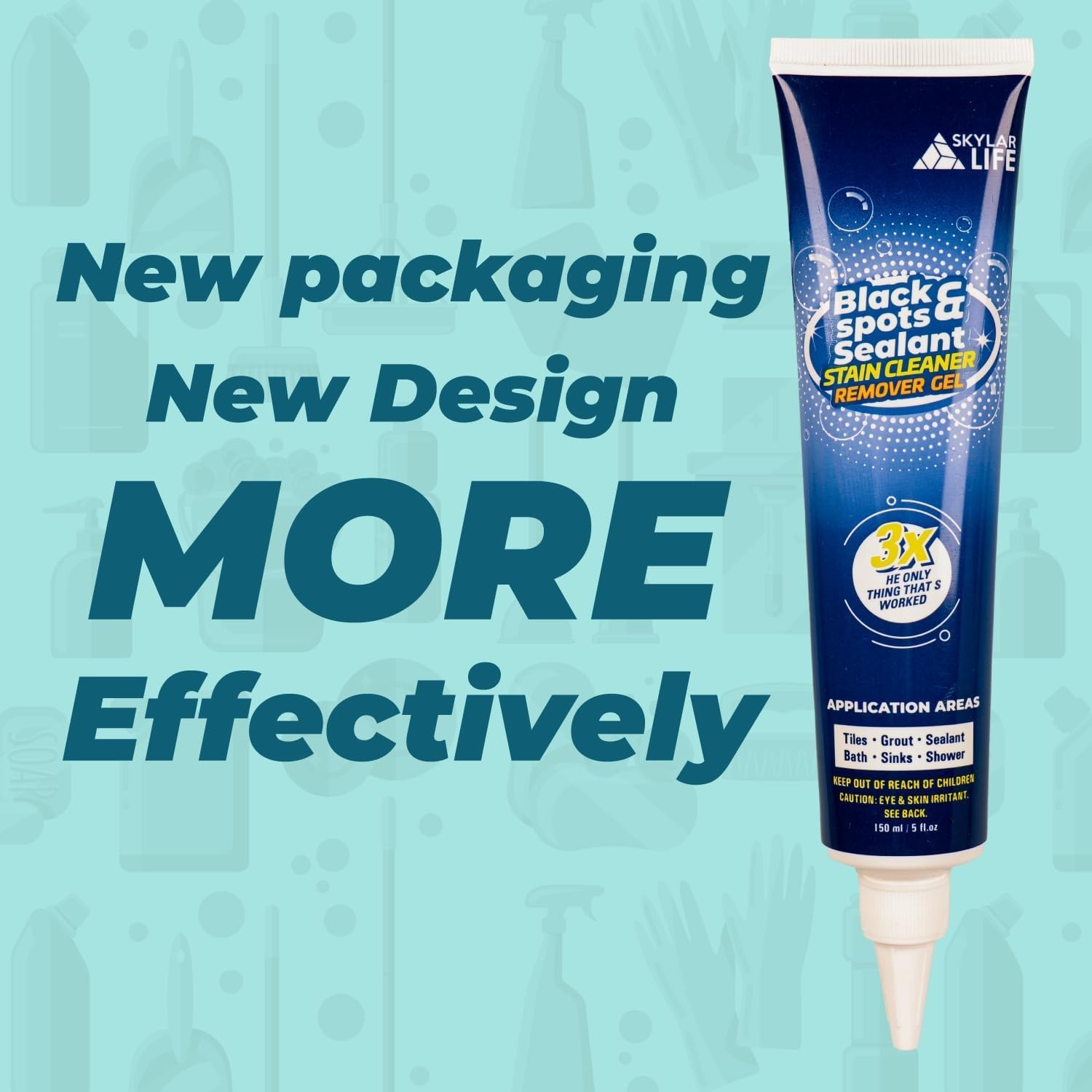 Effortless Grout Silicone Caulk Whitener – Perfect for Kitchens & Bathrooms