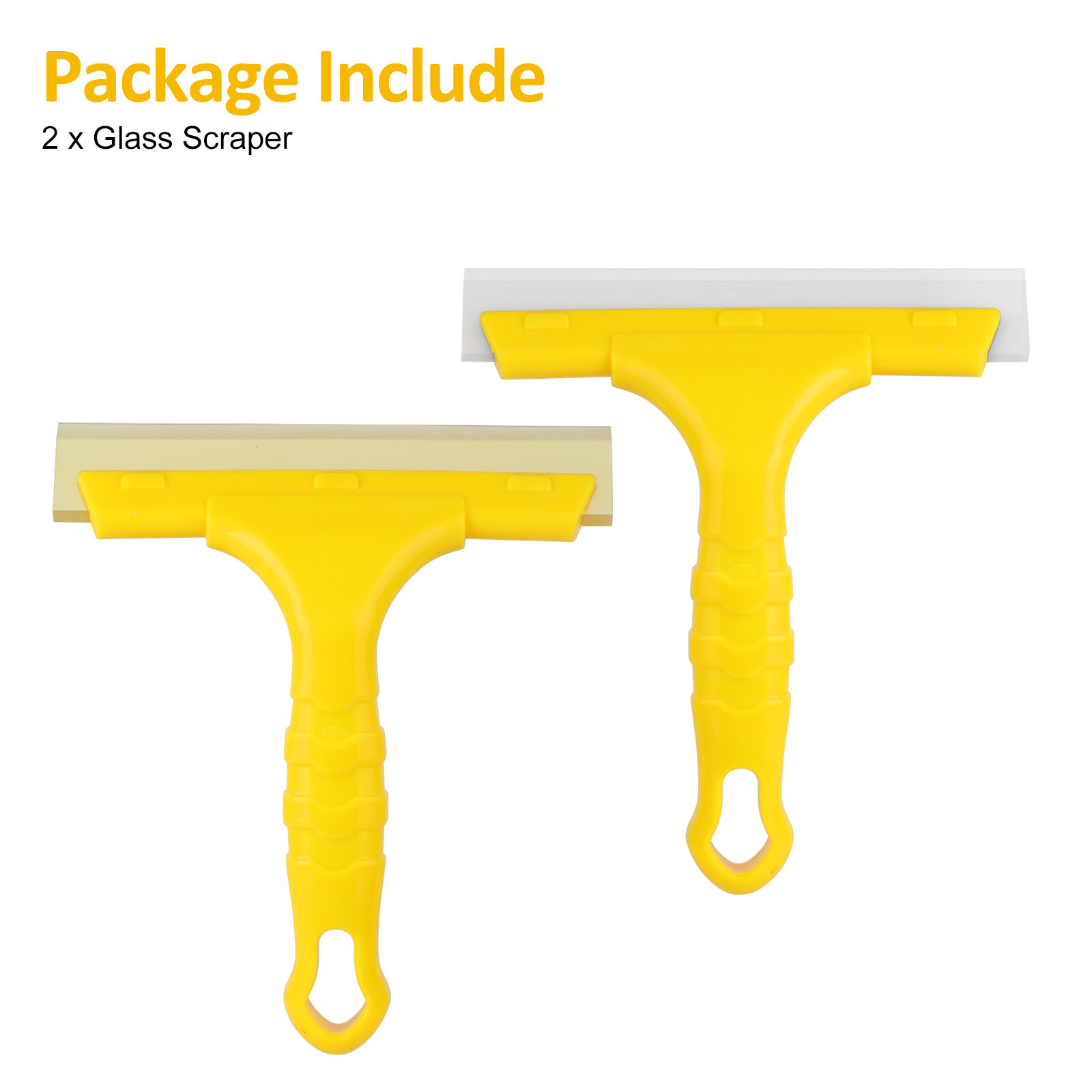 2X Silicone Squeegee for Window Glass Shower Door Car Windshield Clean Scrubber