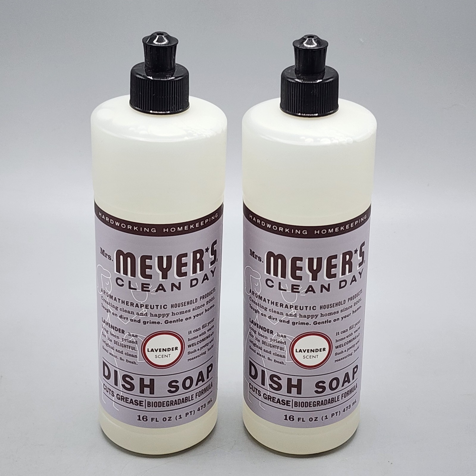 Mrs. Meyer’s Clean Day Dish Soap, Radish Scent, 16 Ounce Bottle, 2 Pack – NEW