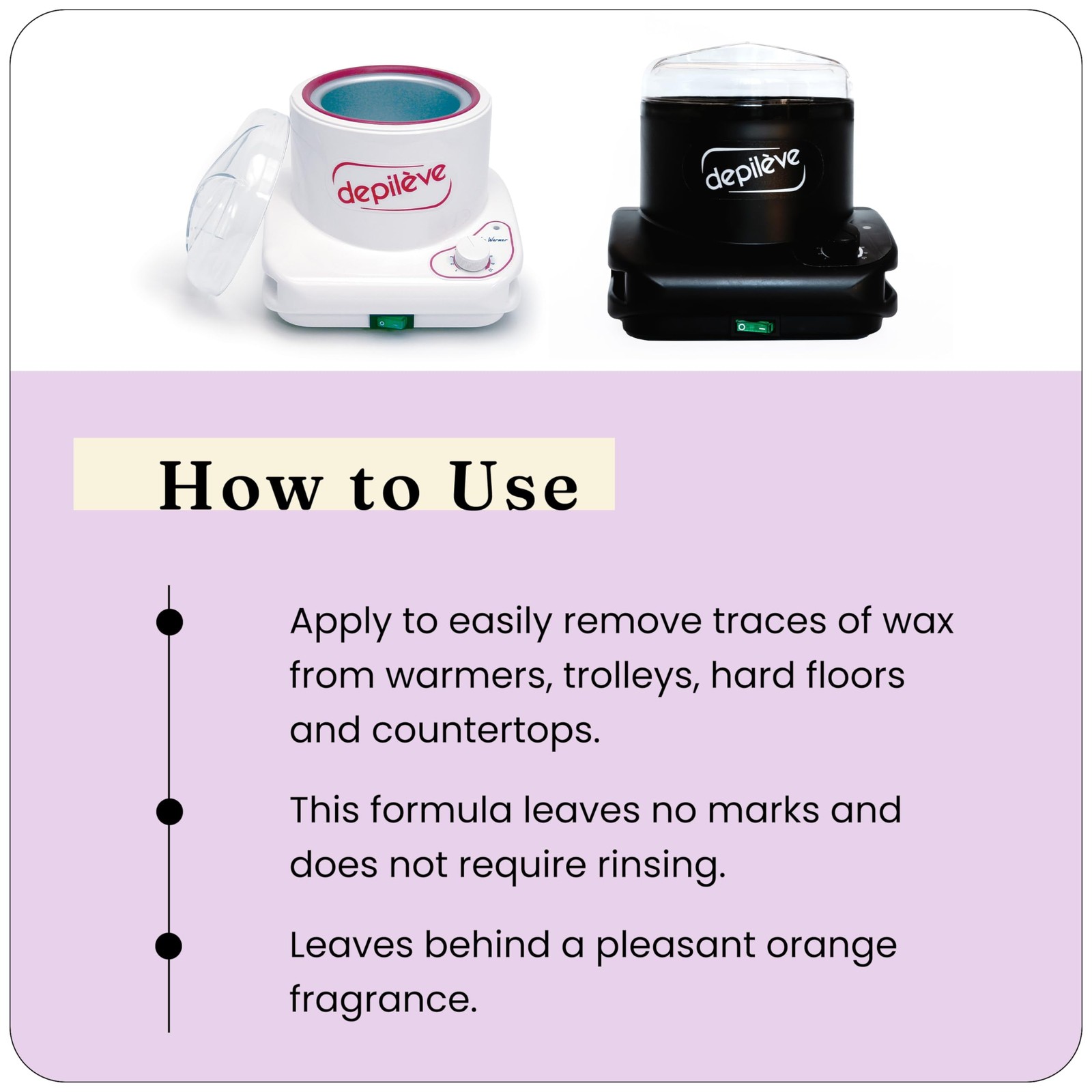 Easy Clean Citric Wax Cleaner and Remover for Warmers and Professional Equipm…