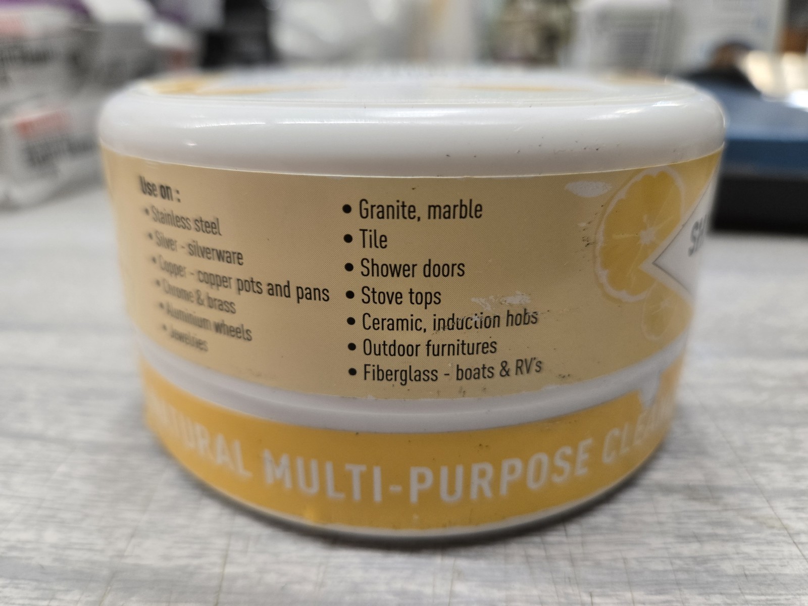 Shadazzle Natural All Purpose Cleaner and Polish – Eco friendly – Lemon
