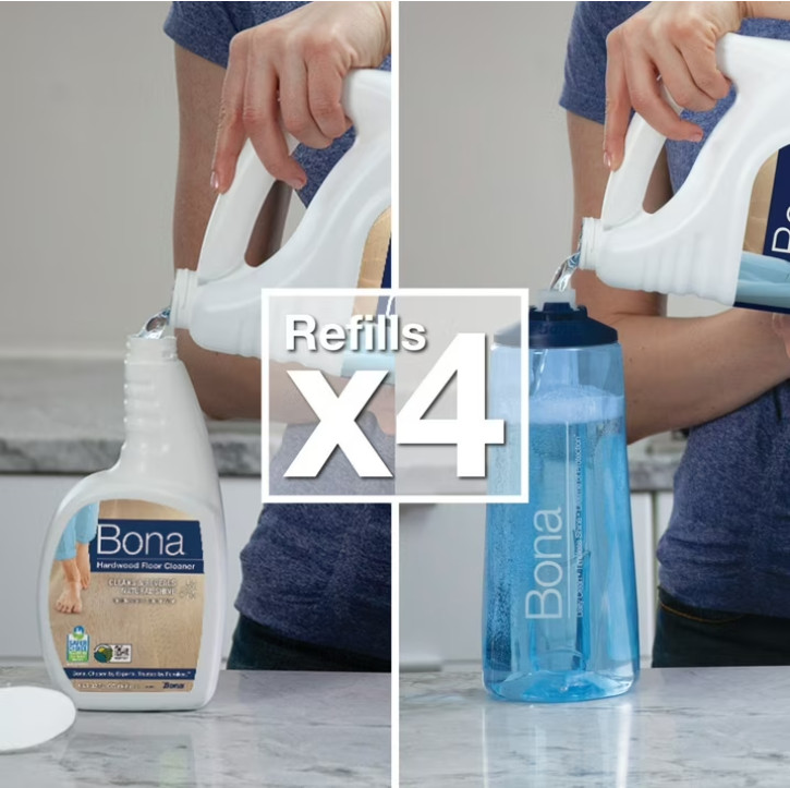 Hardwood Floor Cleaner Refill – 128 fl oz 128 Fl Oz (Pack of 1),