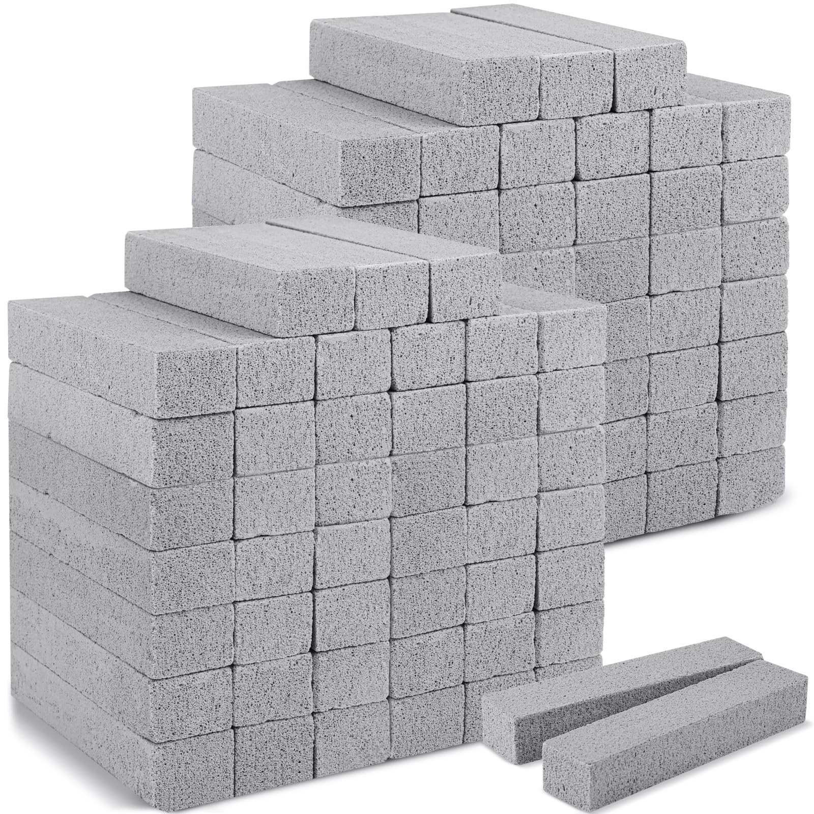 Pumice Stones Grey Bulk Pack 90 Pack 5.9 x 1.4 x 0.9 Inch Toilet Cleaner