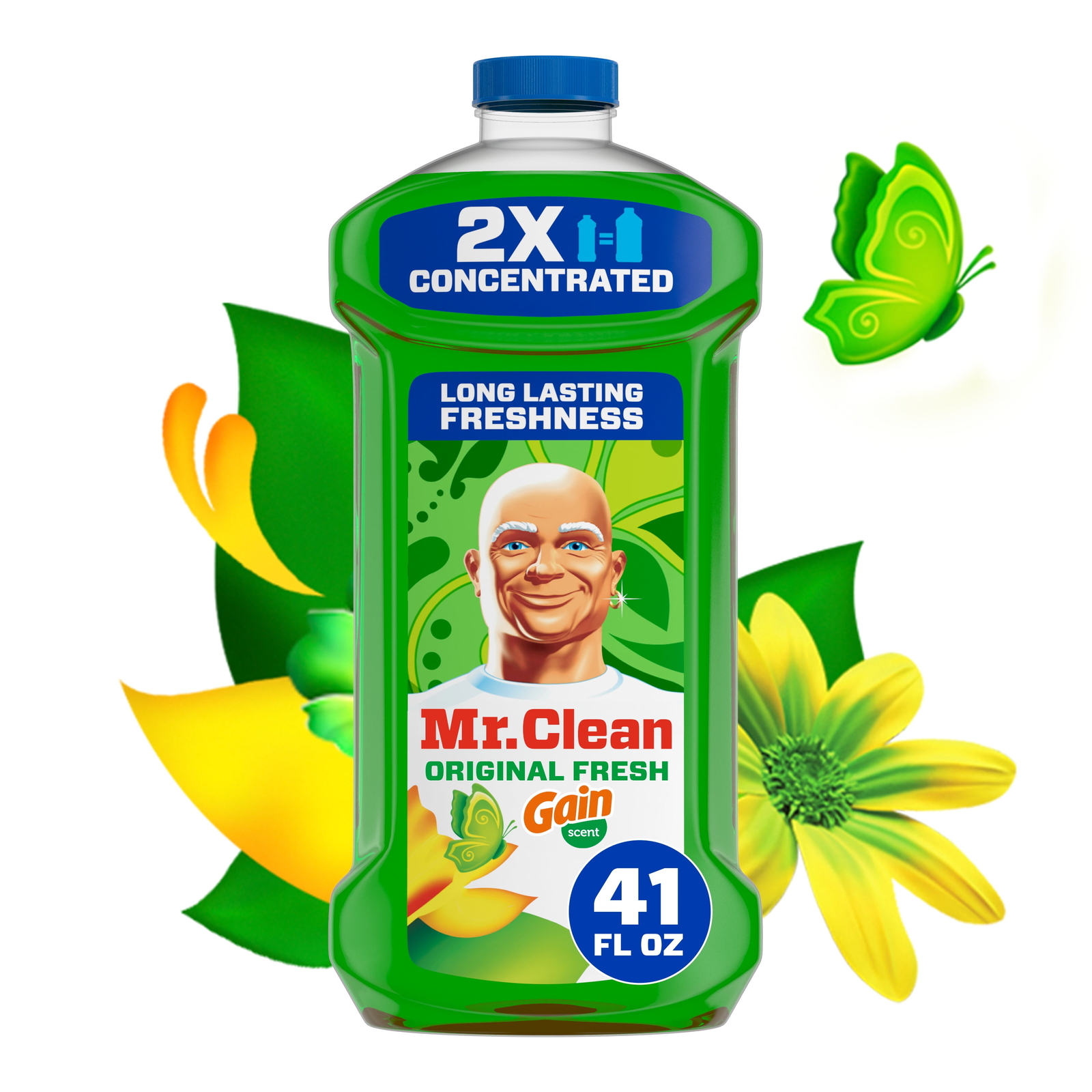 2X Concentrated Multi Surface, All Purpose Cleaner with Scent, 41 fl oz